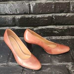 Genuine leather pumps
